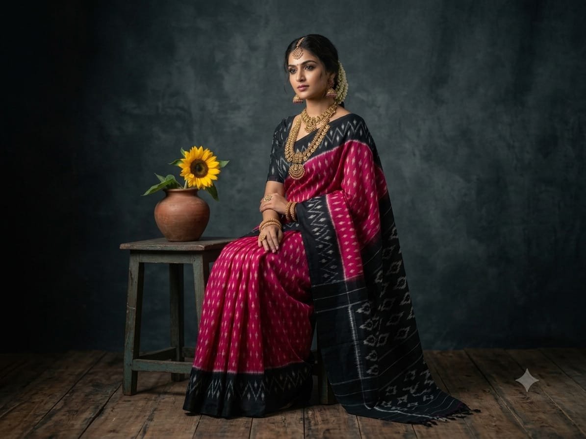 Cotton Saree - PSSIG19-ICTSCZCCD-01