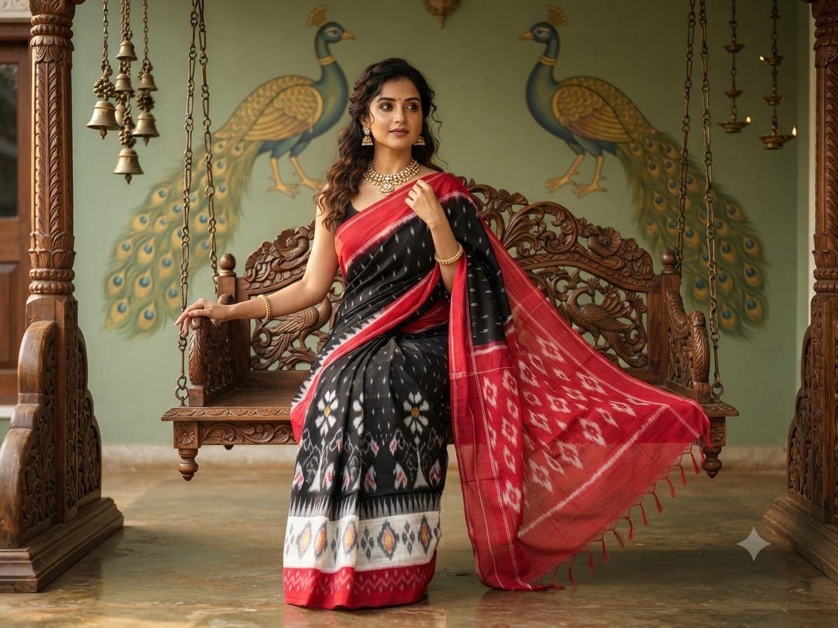 Cotton Saree - PSSIG19-ICTSCZCCD-07