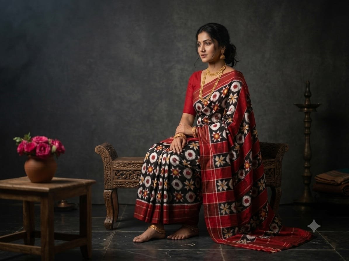 Cotton Saree - PSSIL06-DICSCSBDD-01