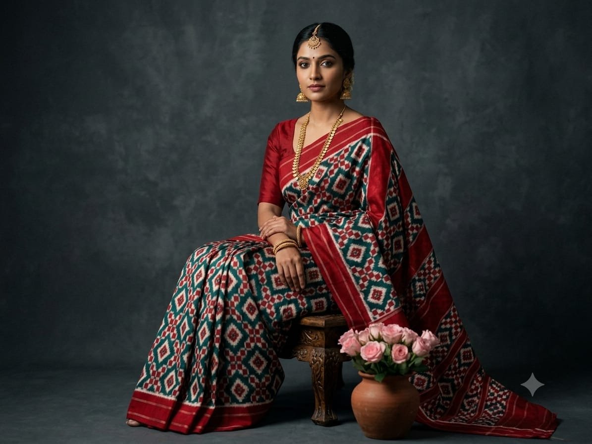Cotton Saree - PSSIL06-DICSCSBDD-08