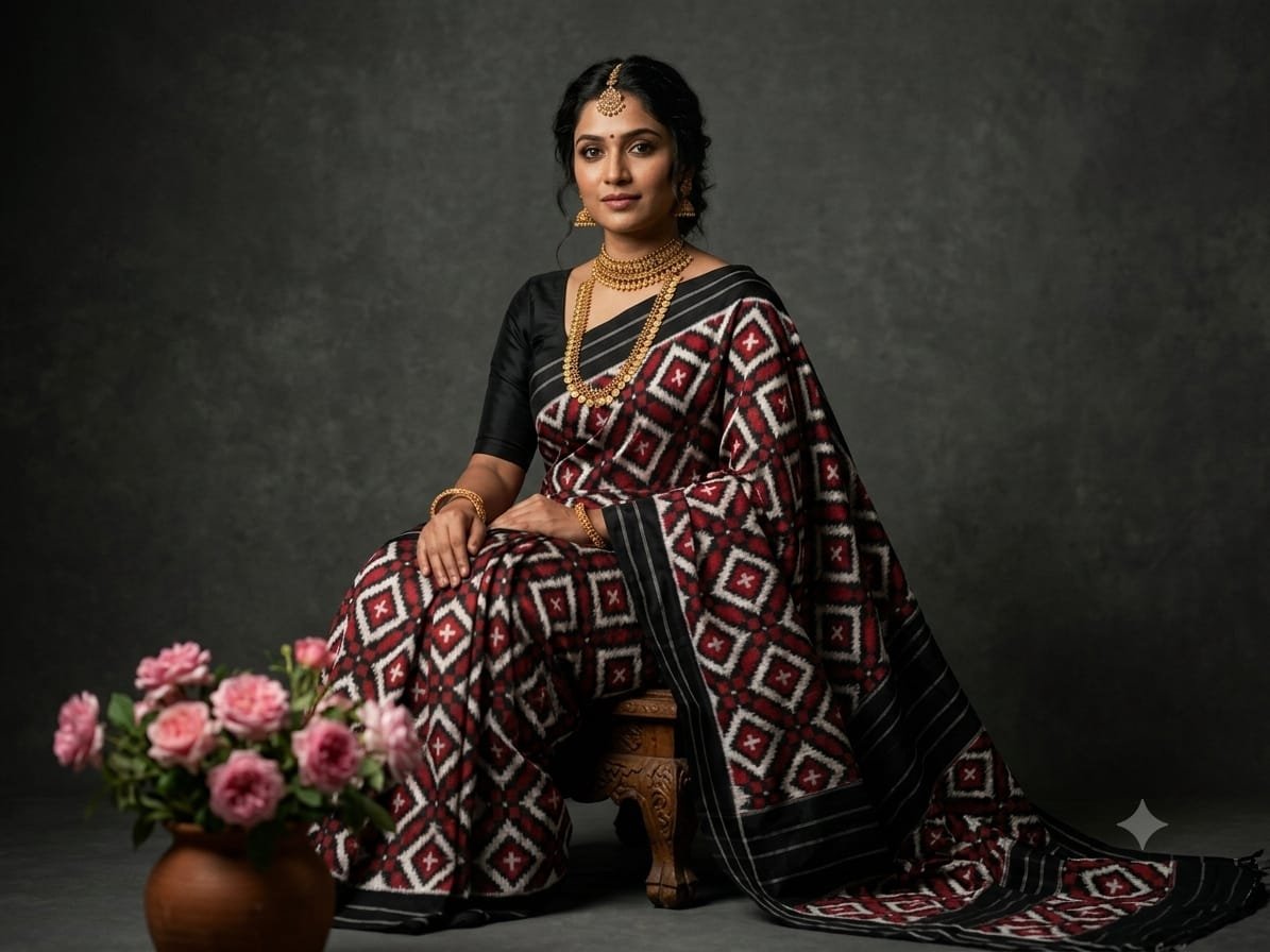 Cotton Saree - PSSIL06-DICSCSBDD-17