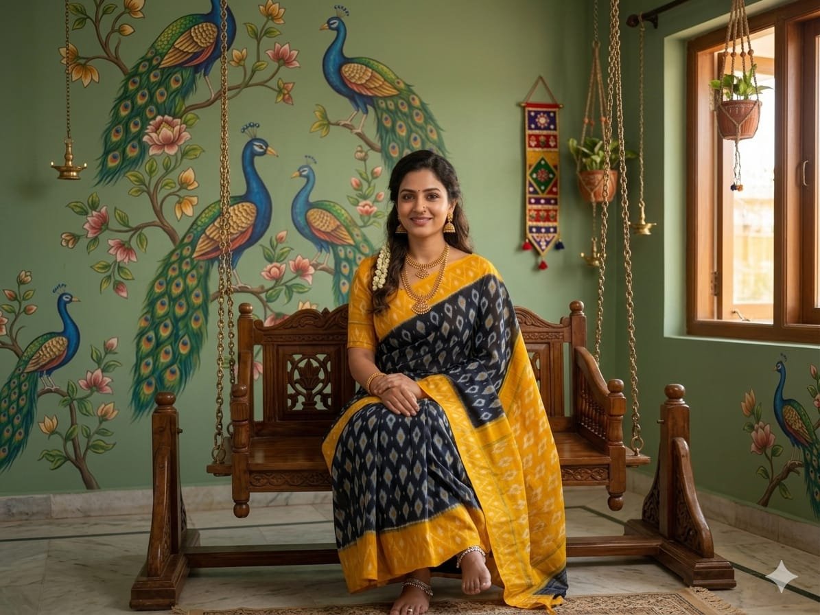 Cotton Saree - PSSIN03-ICTSDZDCD-22