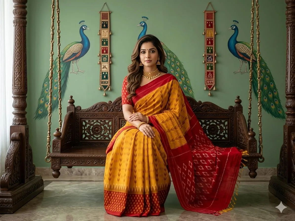 Cotton Saree - PSSIN03-ICTSDZDCD-23