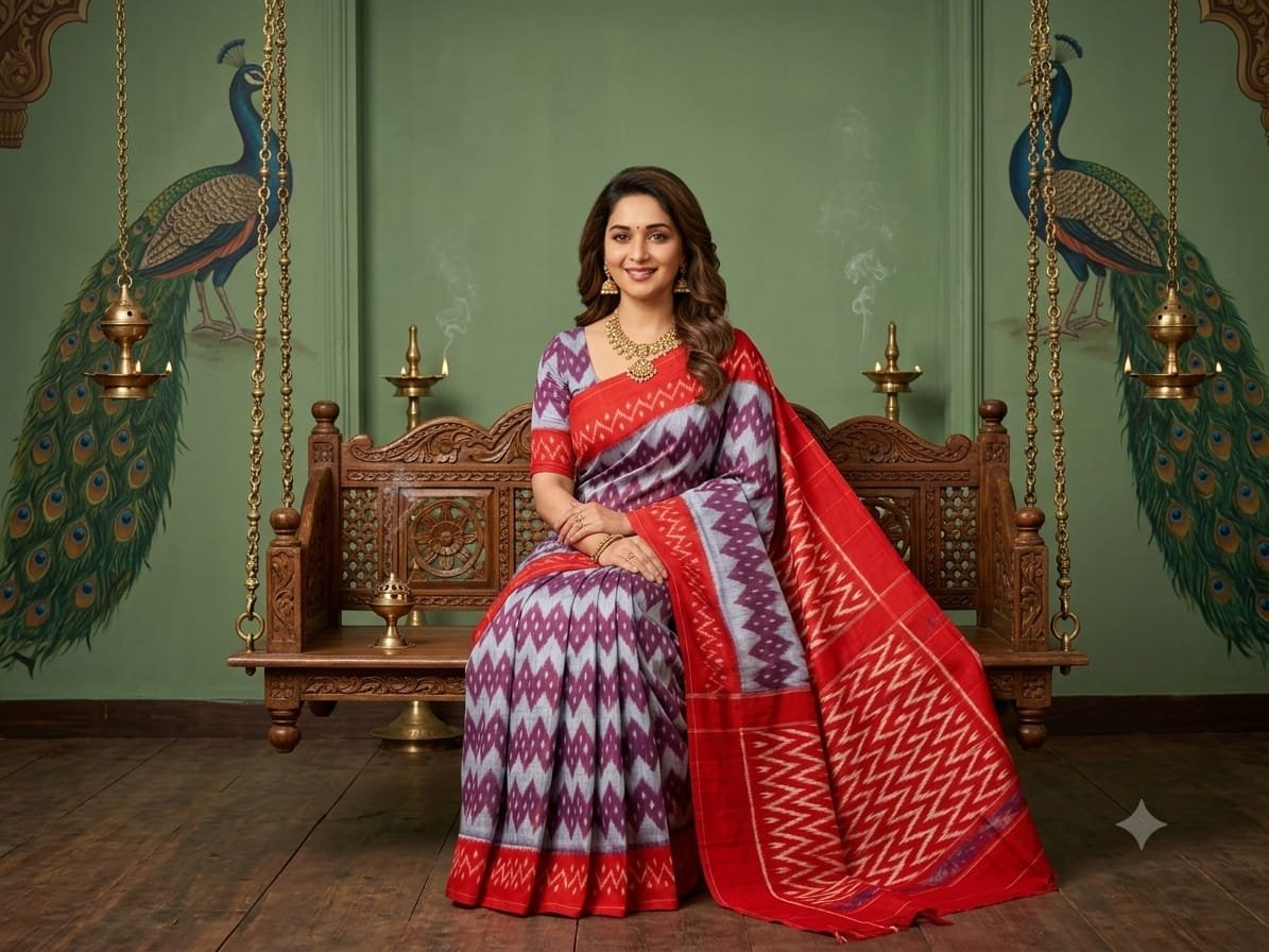 Cotton Saree - PSSIN03-ICTSDZDCD-28