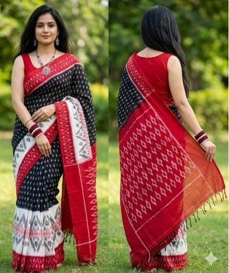 Cotton Saree - PSSIO13-ICTSDZFCC-32