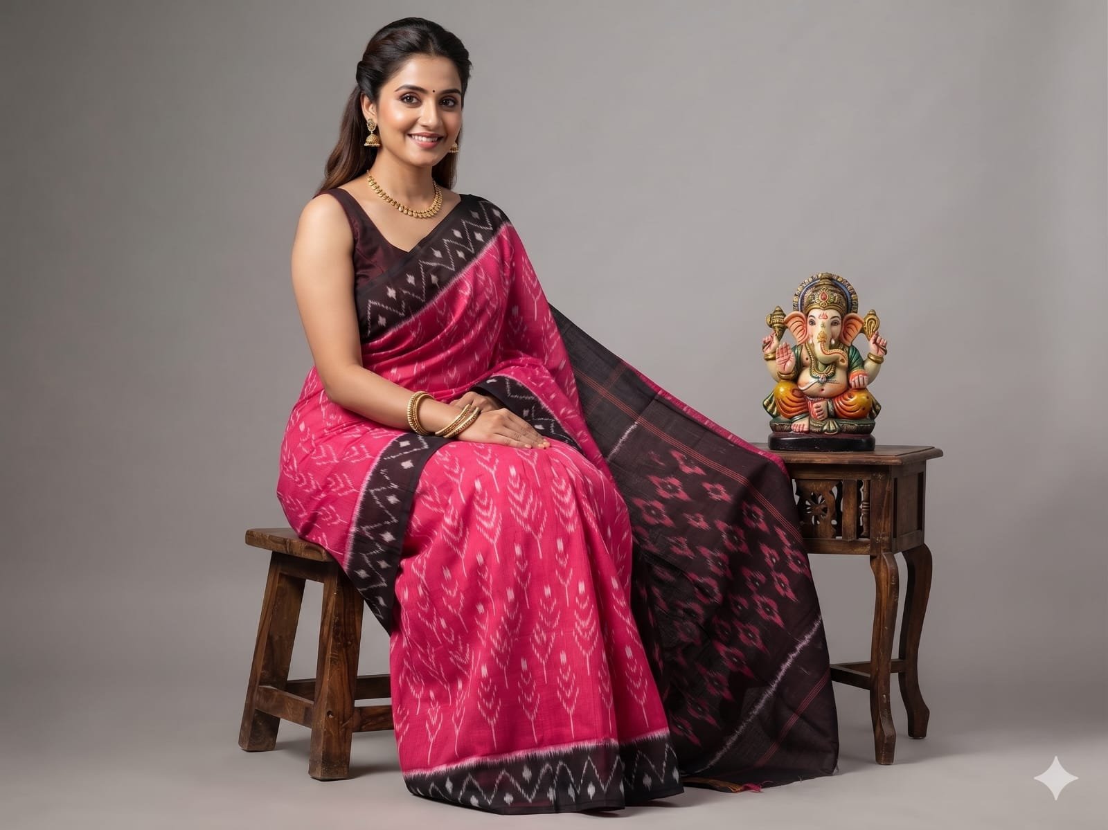 Cotton Saree - PSSIO24-ICTSDZXCD-01
