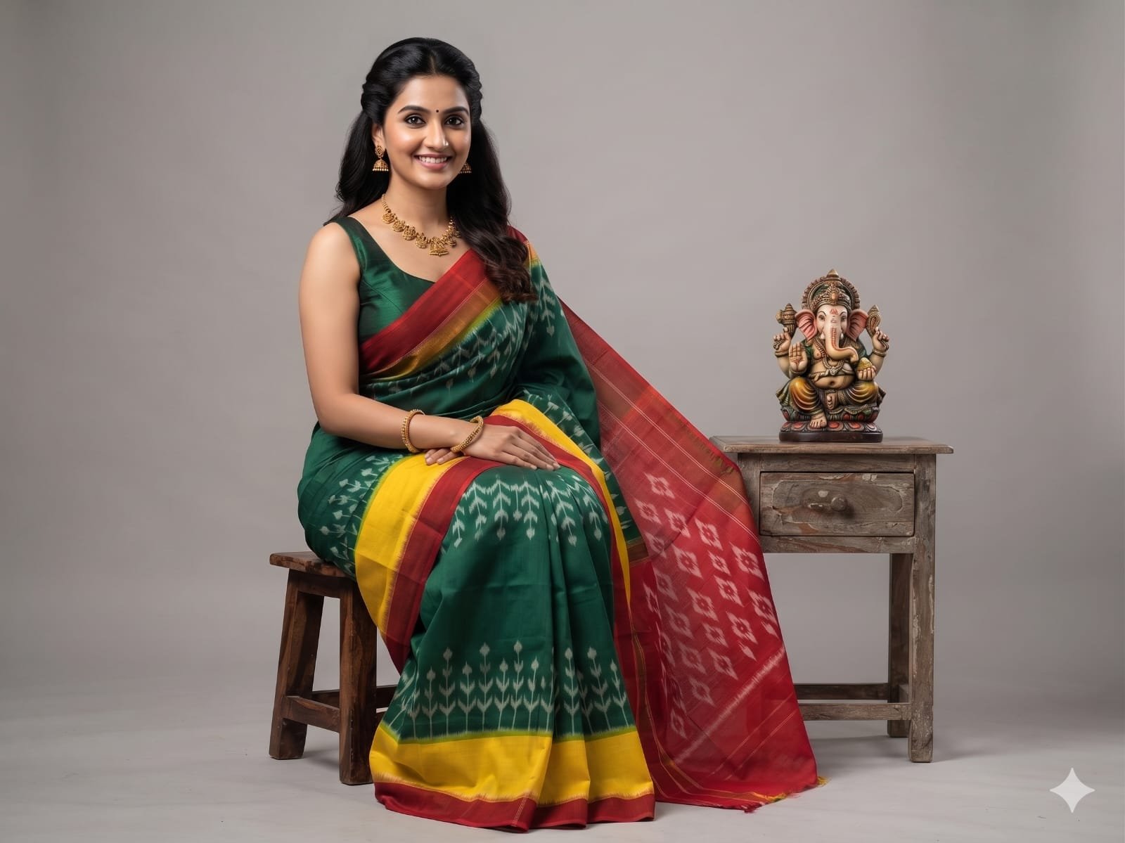 Cotton Saree - PSSIO24-ICTSDZXCD-07