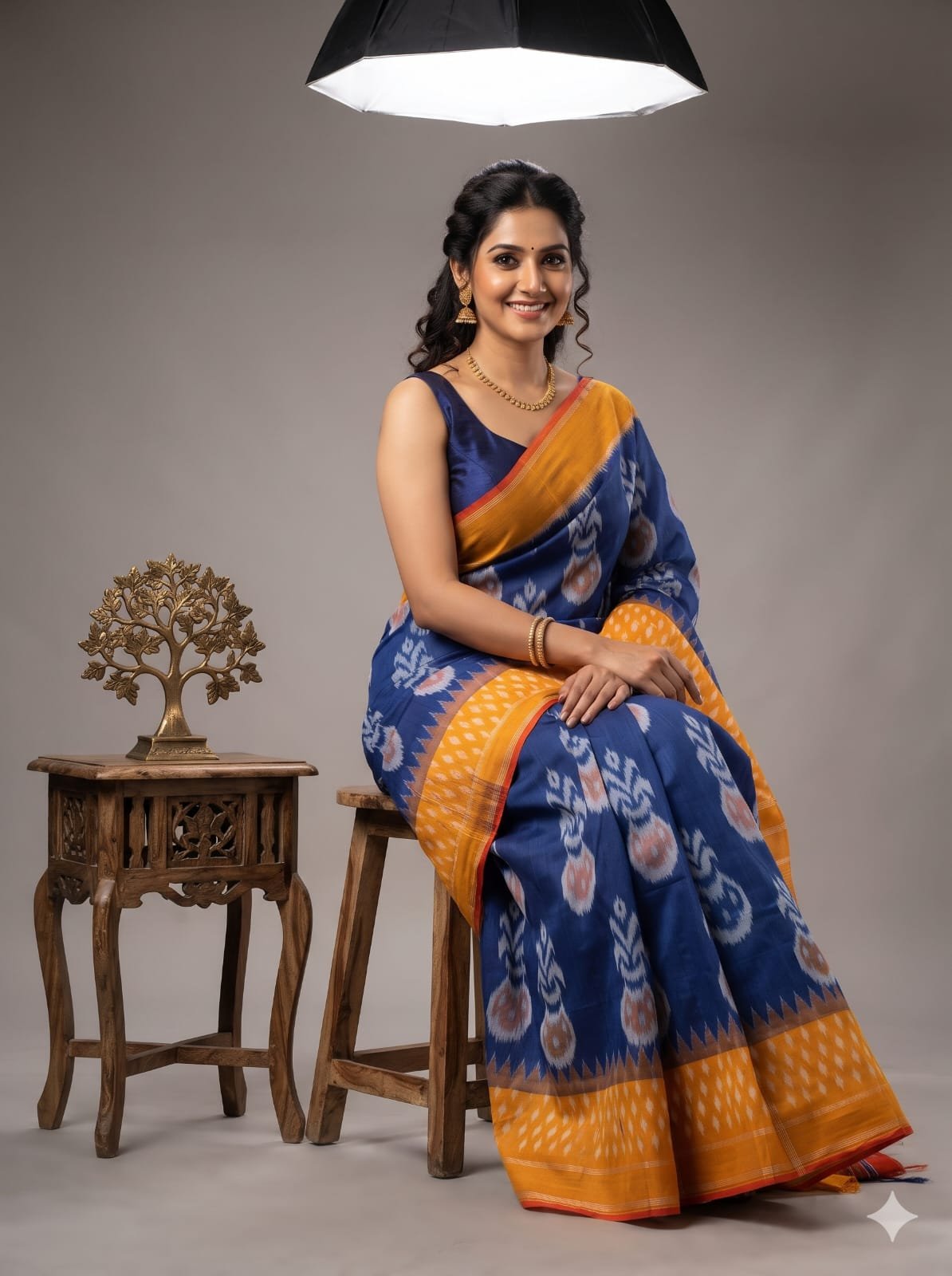 Cotton Saree - PSSIO24-ICTSDZXCD-31