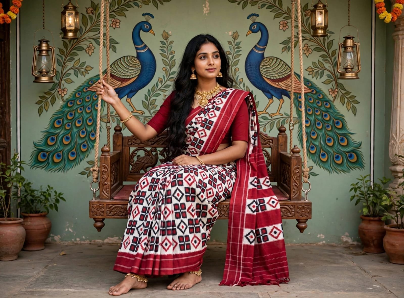 Cotton Saree - PSSIO26-DICSDXDCD-04