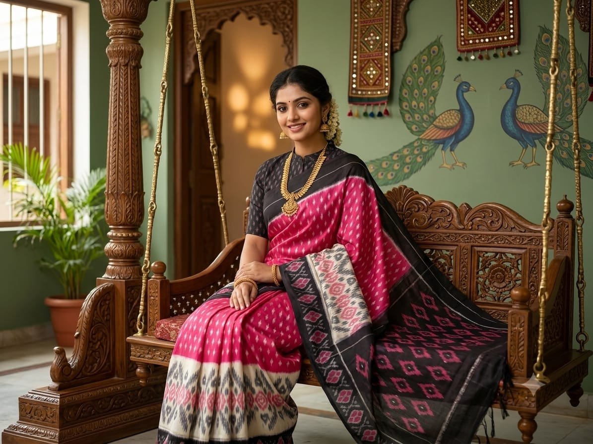 Cotton Saree - PSSIS16-ICTSDZECD-06