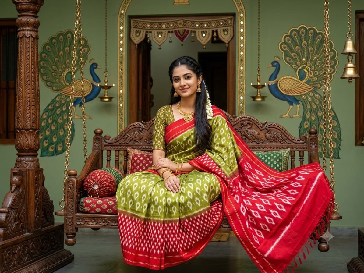 Cotton Saree - PSSIS16-ICTSDZECD-09