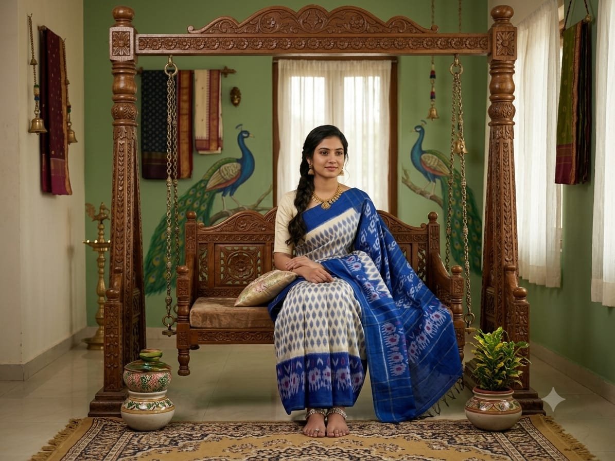Cotton Saree - PSSIS16-ICTSDZECD-12
