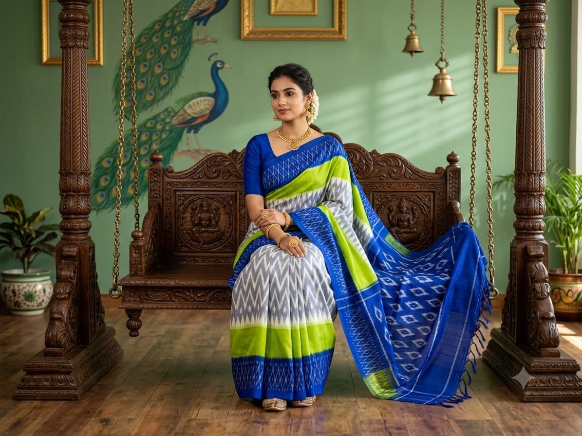 Cotton Saree - PSSIS16-ICTSDZECD-15