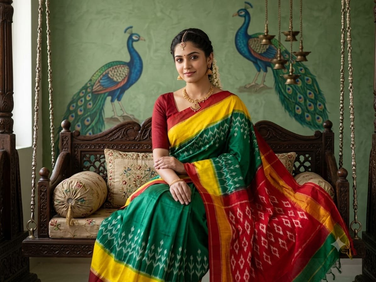 Cotton Saree - PSSIS16-ICTSDZECD-17