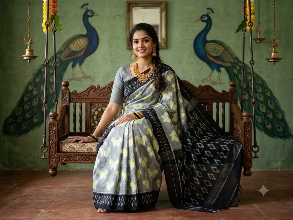 Cotton Saree - PSSIS16-ICTSDZECD-19