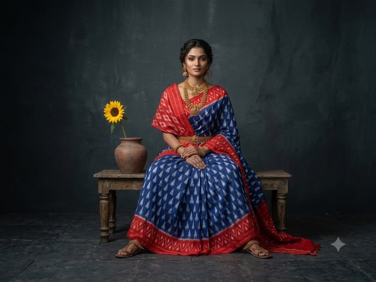 Cotton Saree - PSSIS16-ICTSDZECD-33