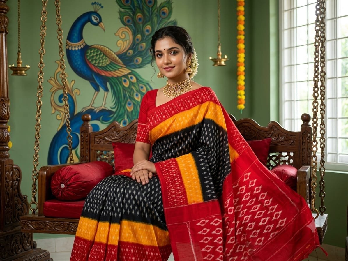 Cotton Saree - PSSIS16-ICTSDZECD-37