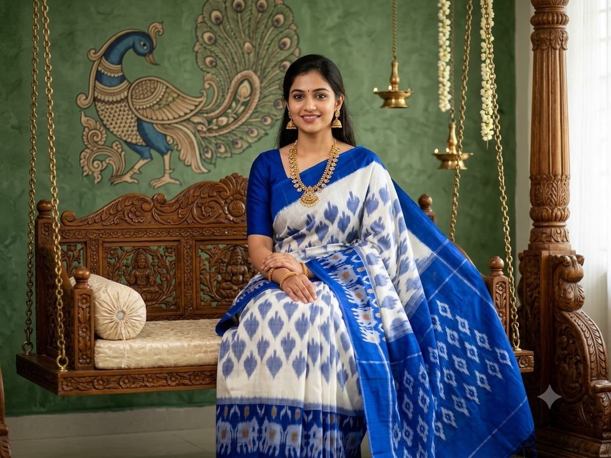 Cotton Saree - PSSIS16-ICTSDZECD-41