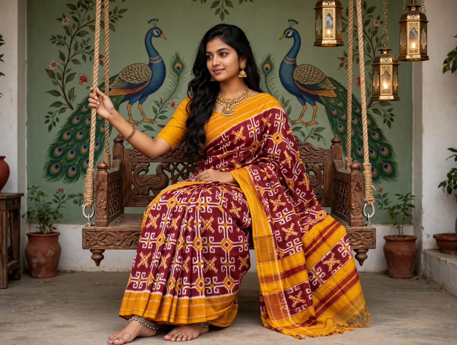 Cotton Saree - PSSIS22-DICSCXDDC-16
