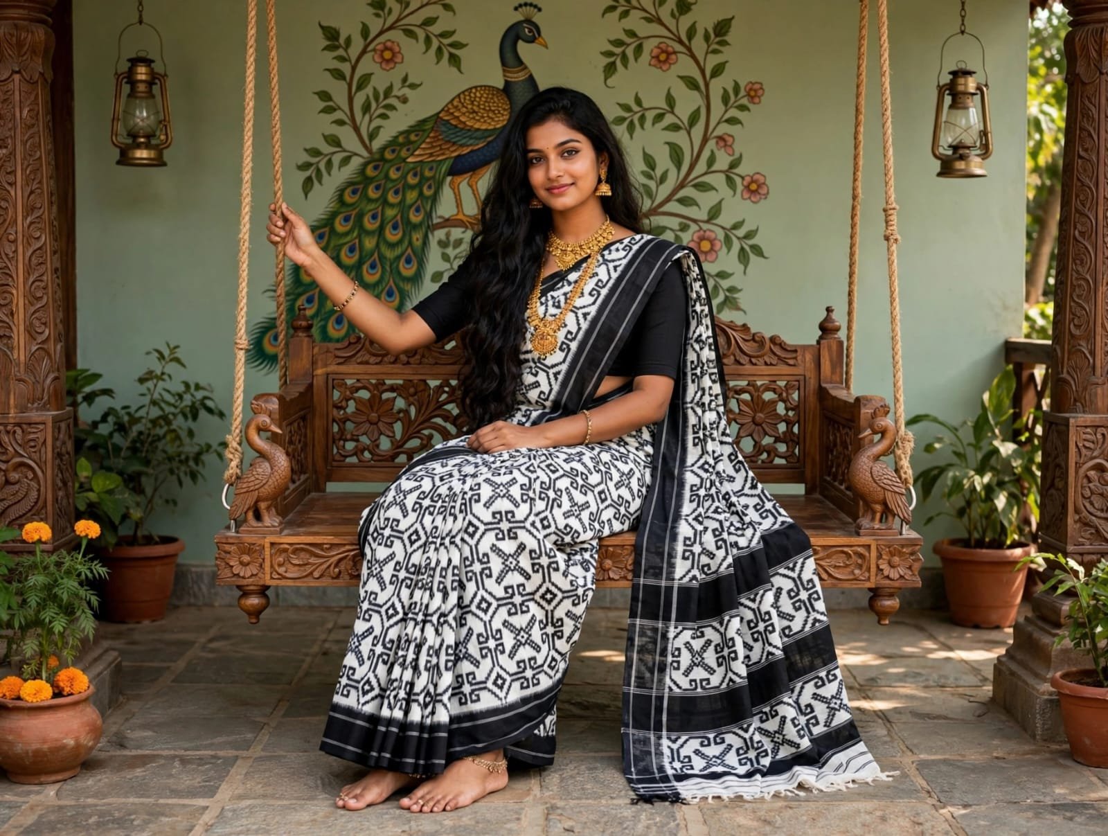 Cotton Saree - PSSIS22-DICSCXDDC-18
