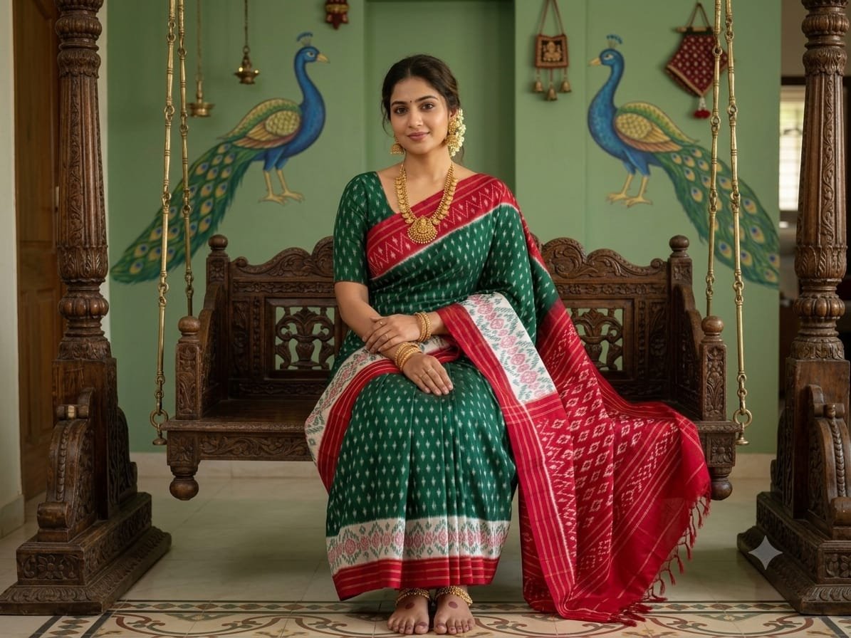 Cotton Saree - PSSIS23-ICTSDZEDC-04