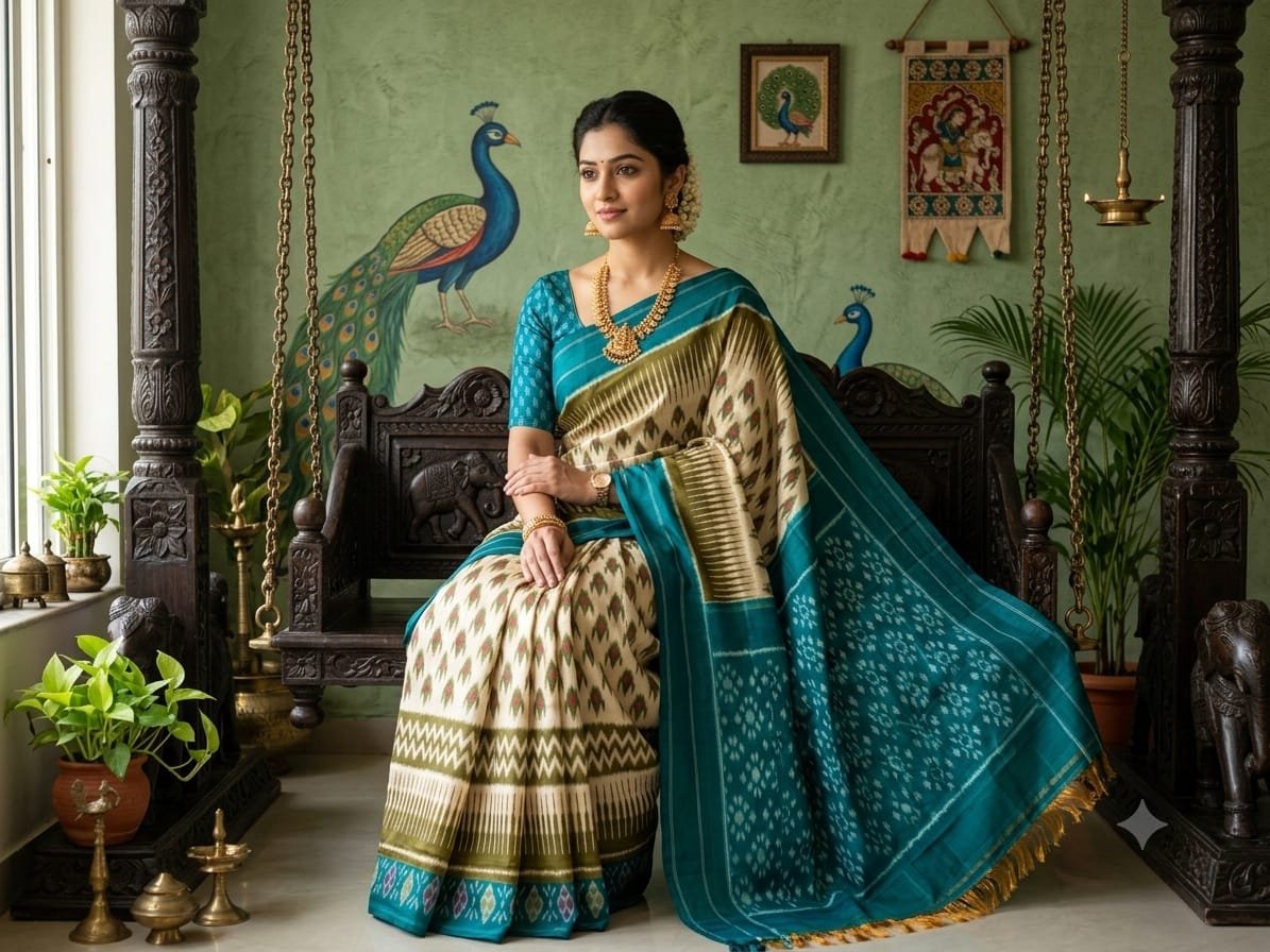 Cotton Saree - PSSIS23-ICTSDZEDC-10