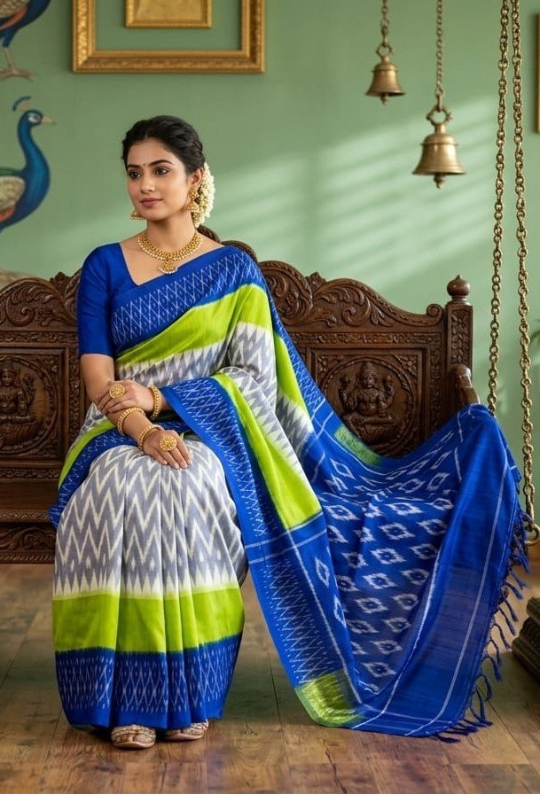 Cotton Saree - PSSIS23-ICTSDZEDC-18