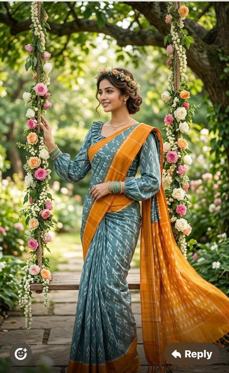 Cotton Saree - PSSIY21-ICTSDZCDC-20