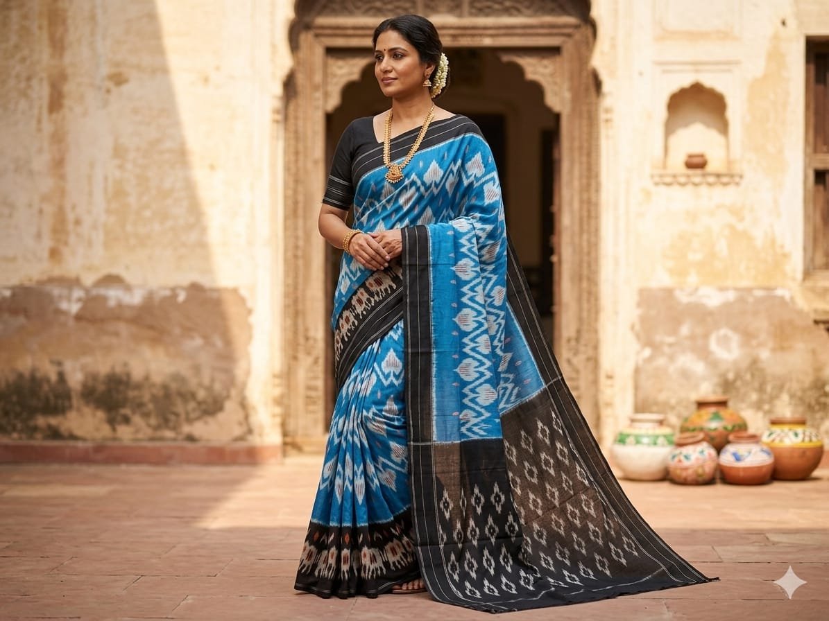 Cotton Saree - PSSIY21-ICTSDZCDC-24