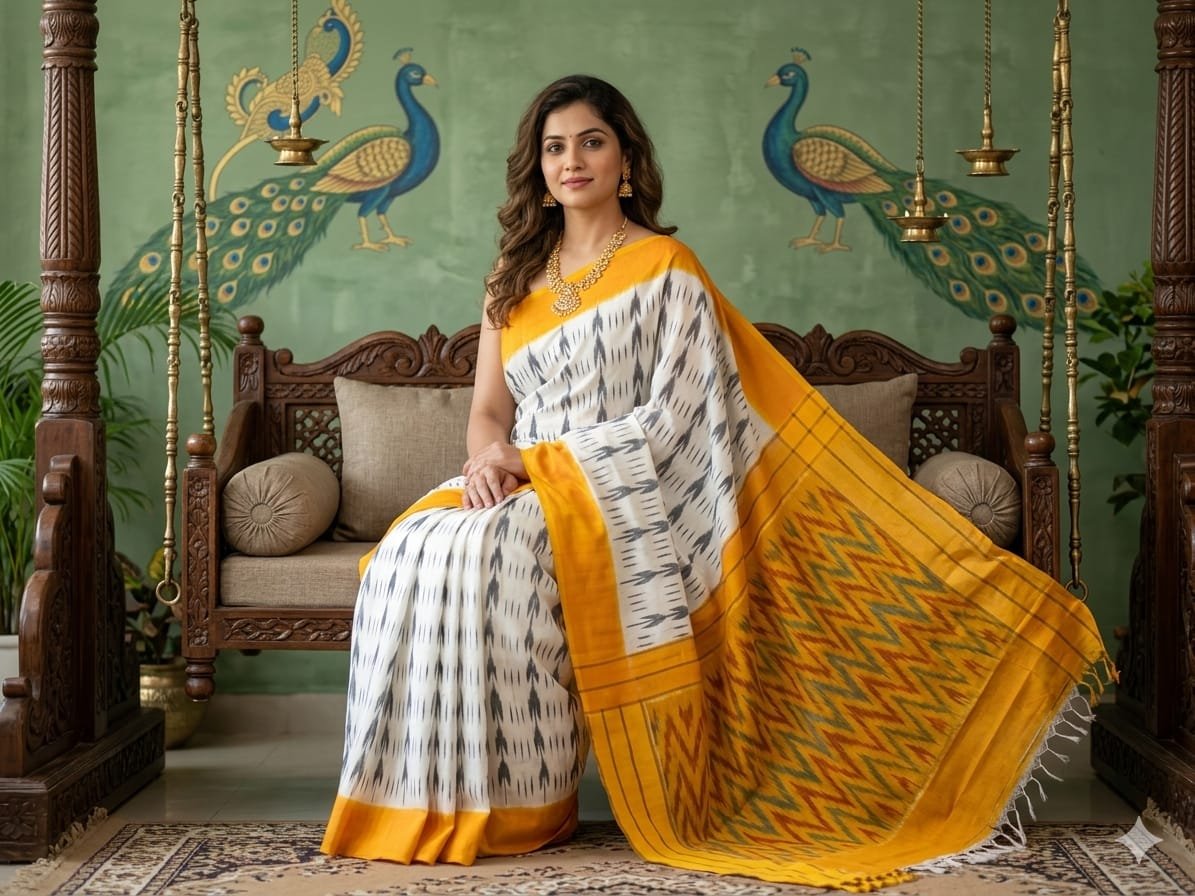 Cotton Saree - PSSIY29-ICTSDZDCD-05