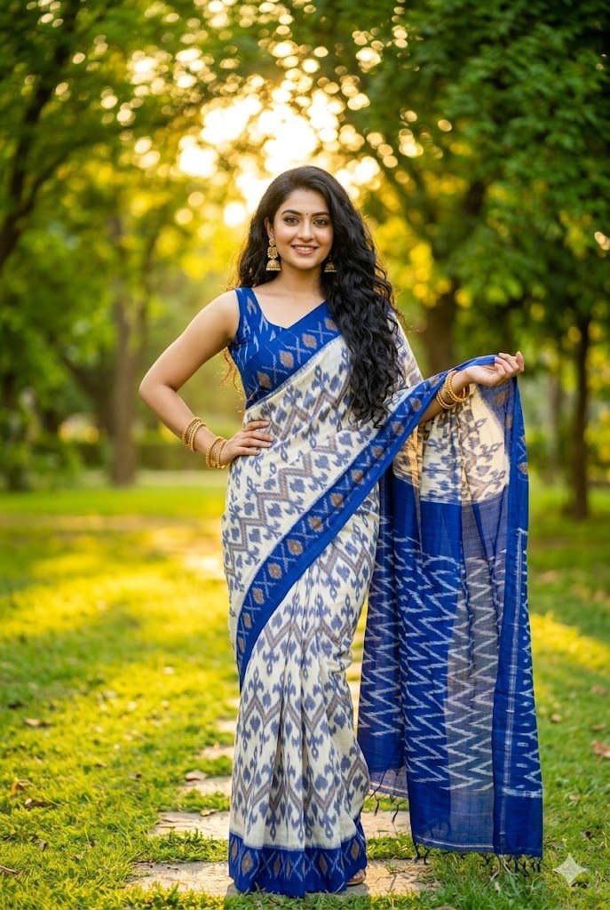 Cotton Saree - PUSNN01-ICTSCZDDC-27