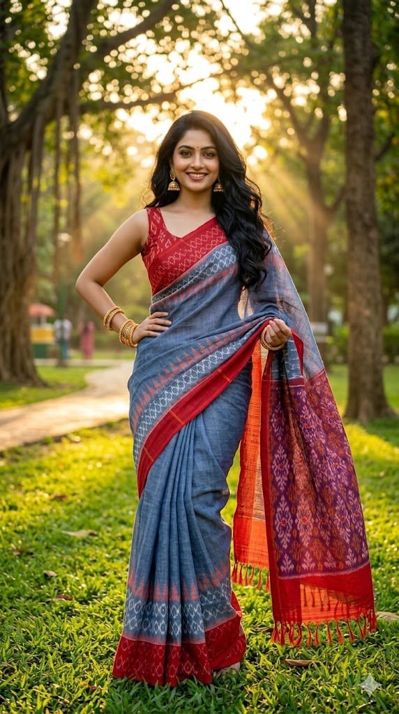 Cotton Saree - PUSNN01-ICTSCZDDC-28