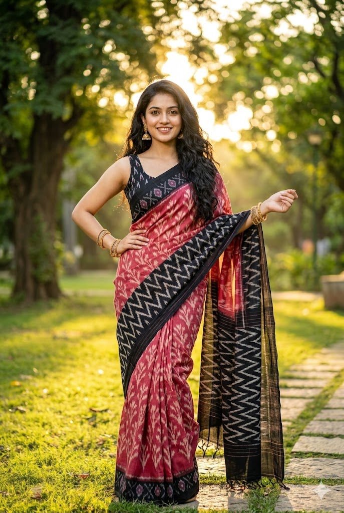 Cotton Saree - PUSNN01-ICTSCZDDC-29