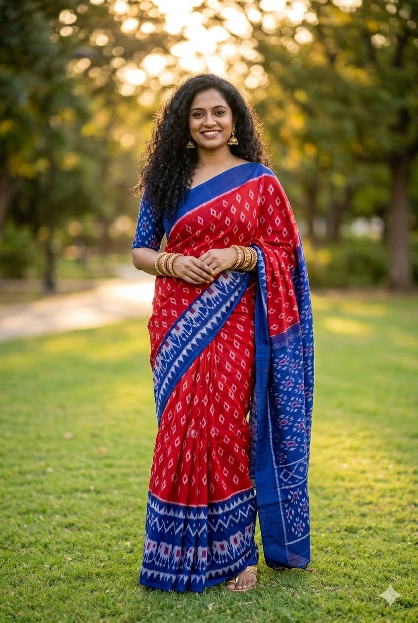 Cotton Saree - PUSNN01-ICTSCZDDC-32