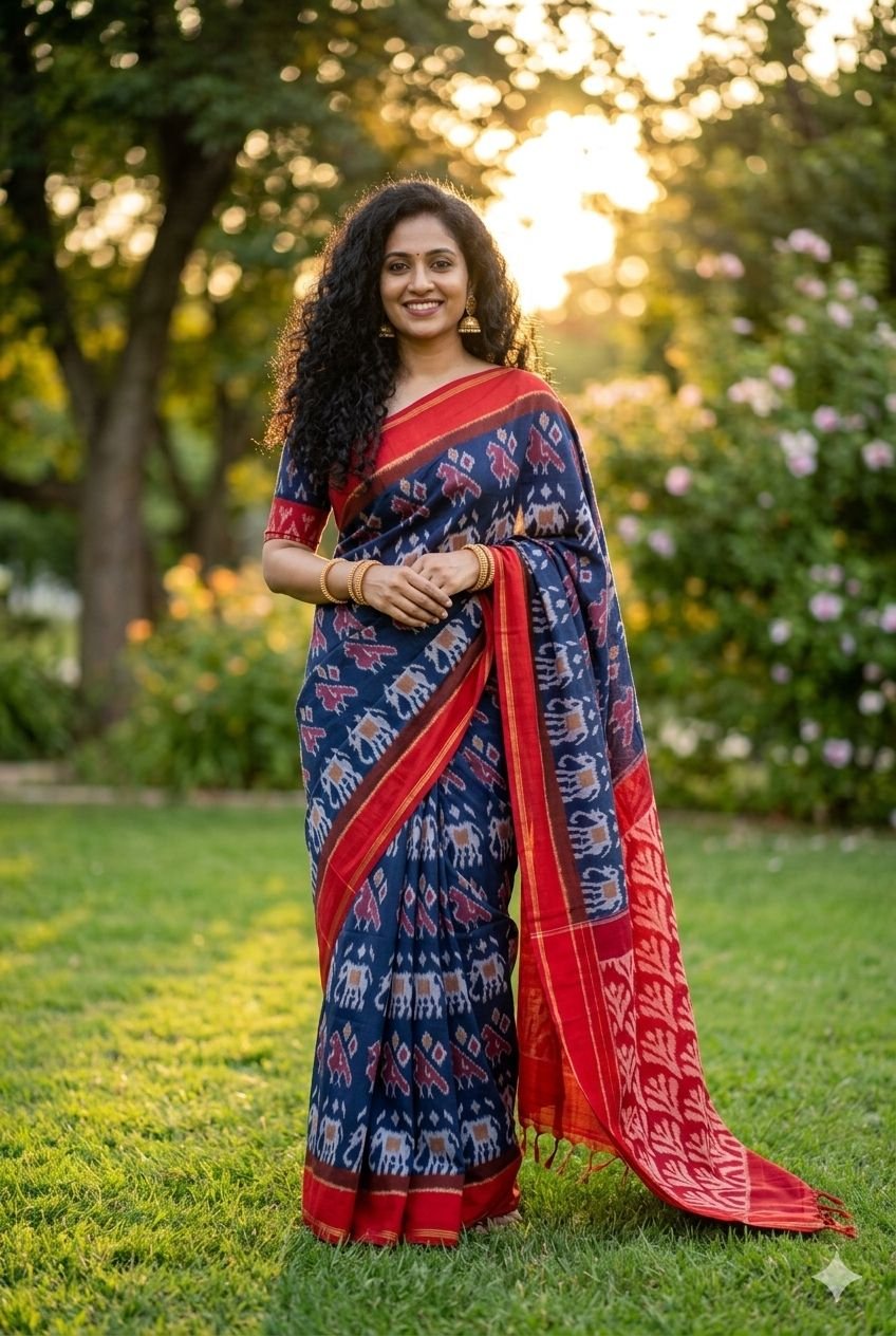 Cotton Saree - PUSNN01-ICTSCZDDC-33