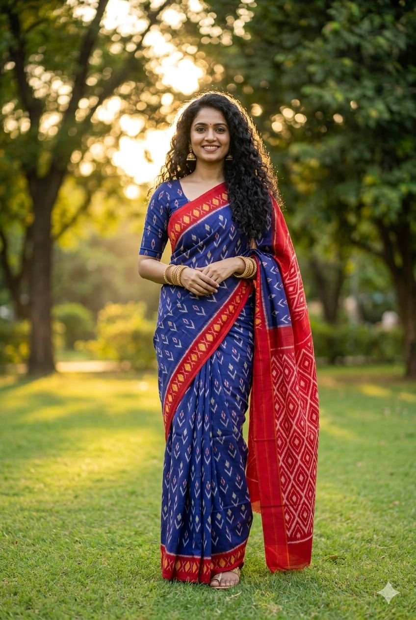 Cotton Saree - PUSNN01-ICTSCZDDC-34