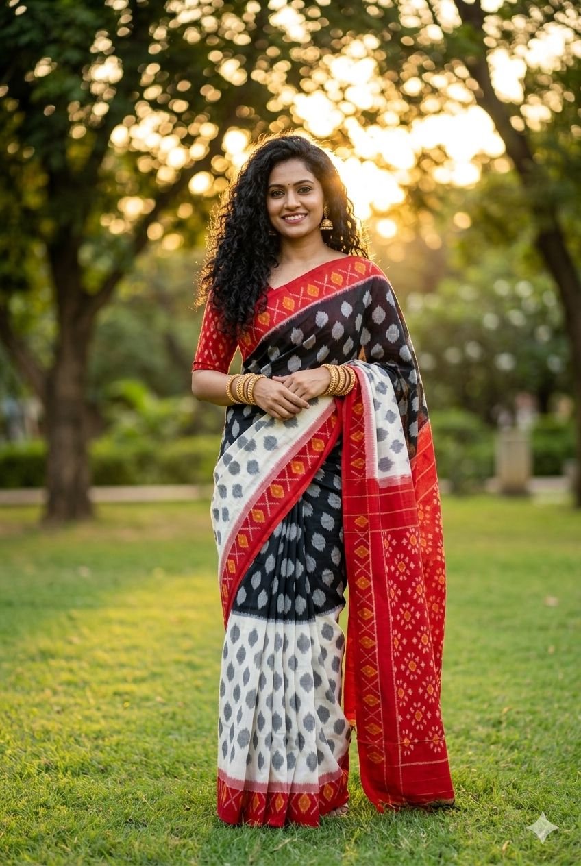 Cotton Saree - PUSNN01-ICTSCZDDC-36