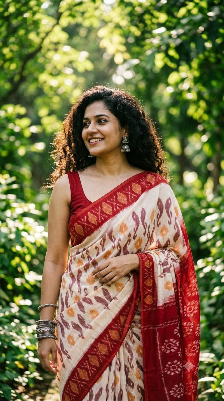 Cotton Saree - PUSNO24-ICTSDZXCC-05