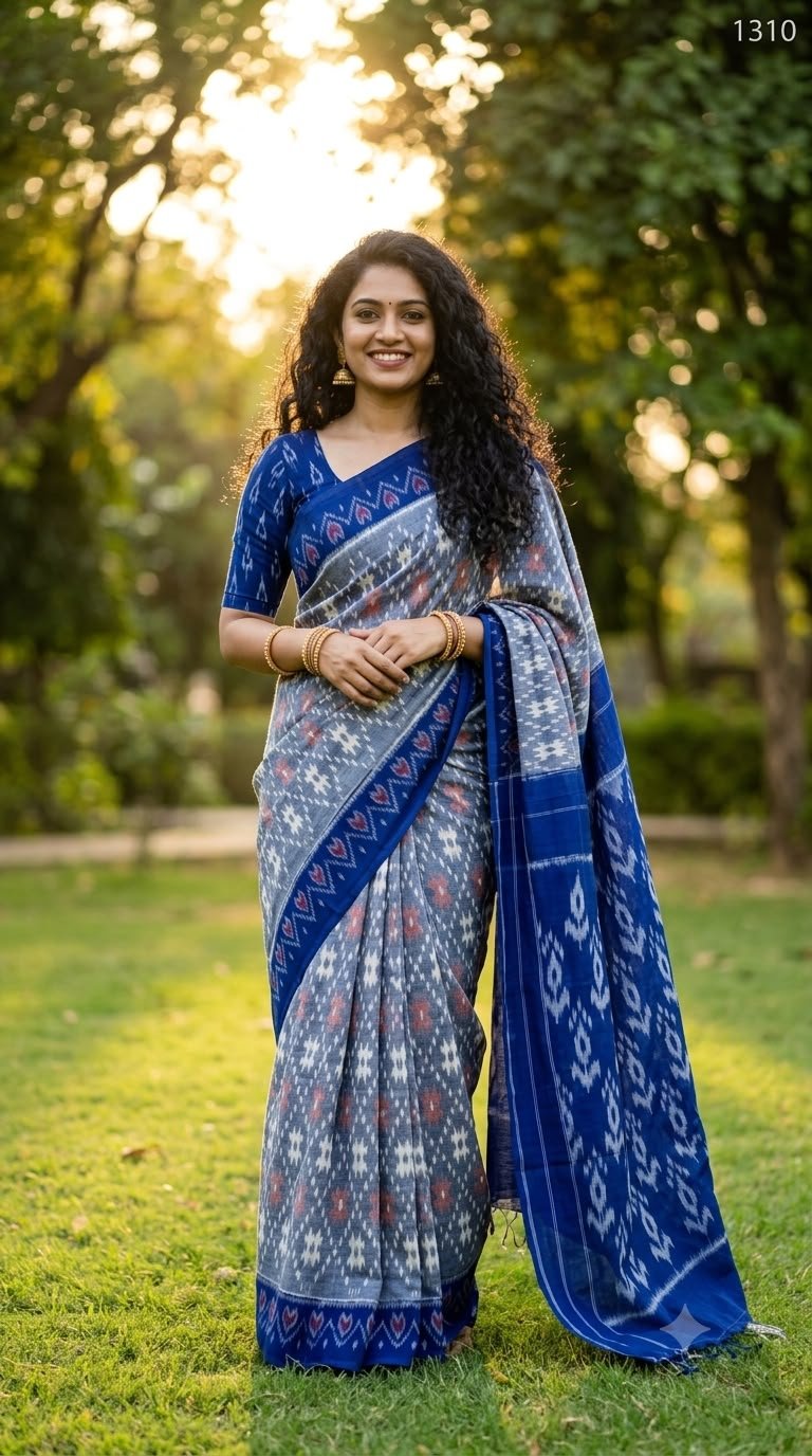 Cotton Saree - PUSNO24-ICTSDZXCC-12