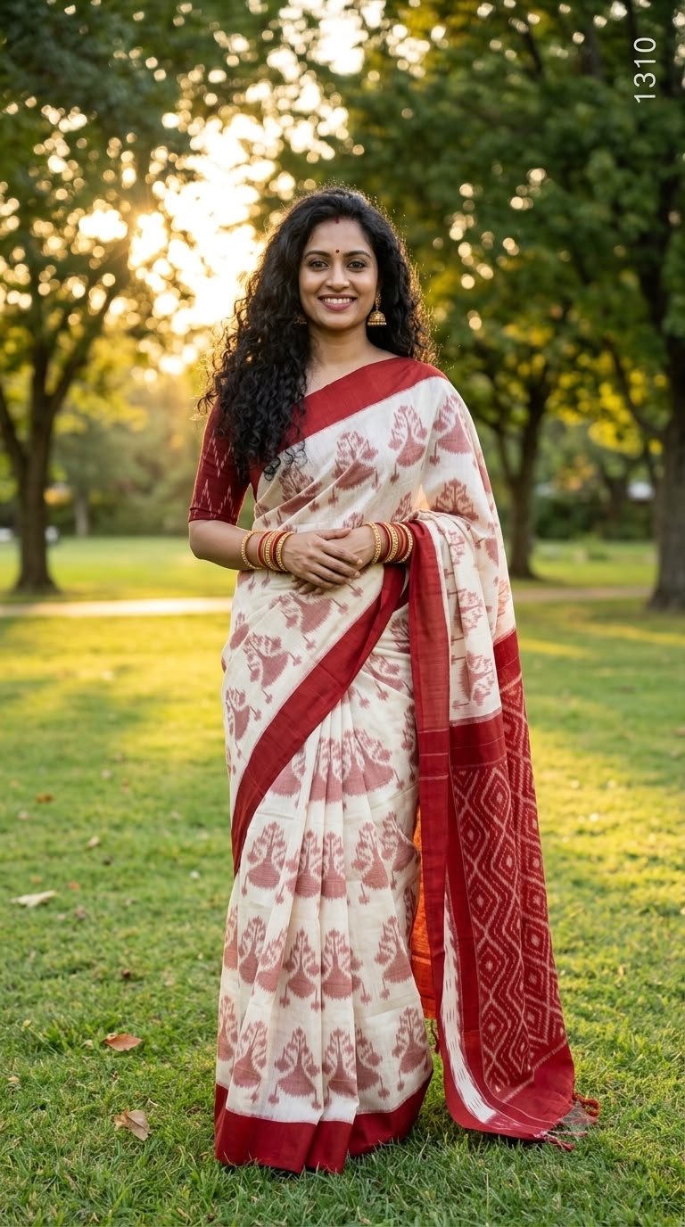 Cotton Saree - PUSNO24-ICTSDZXCC-15