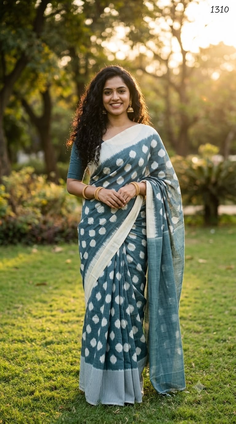 Cotton Saree - PUSNO24-ICTSDZXCC-21