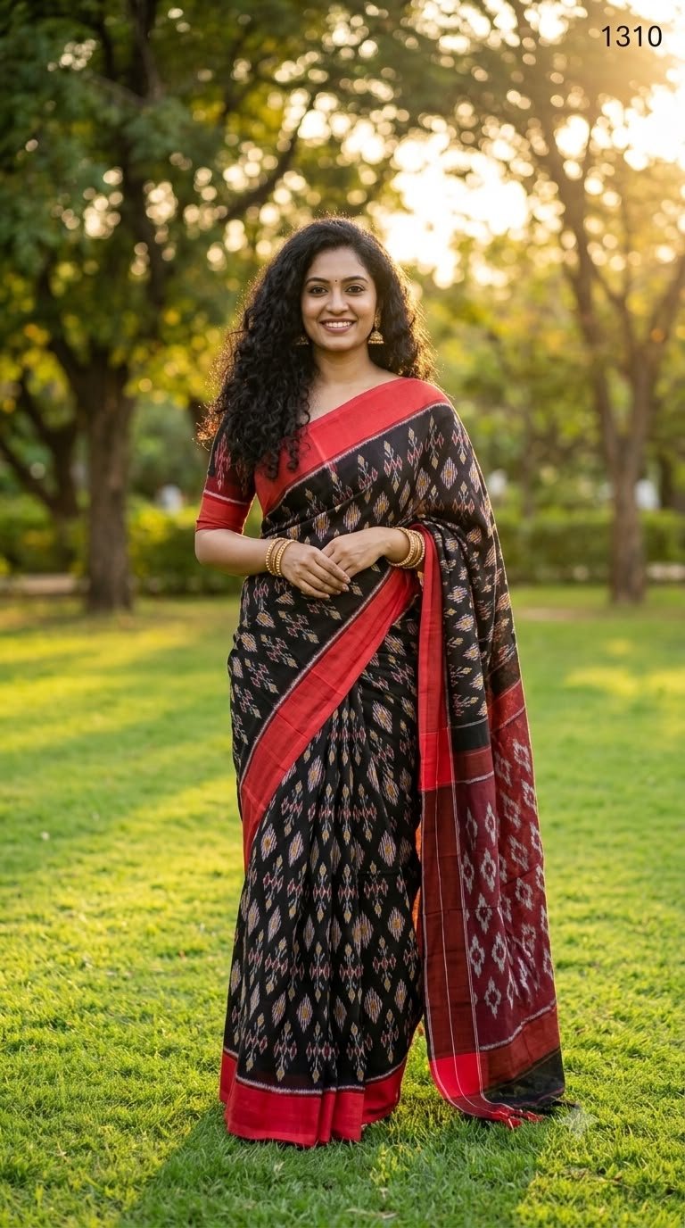 Cotton Saree - PUSNO24-ICTSDZXCC-23