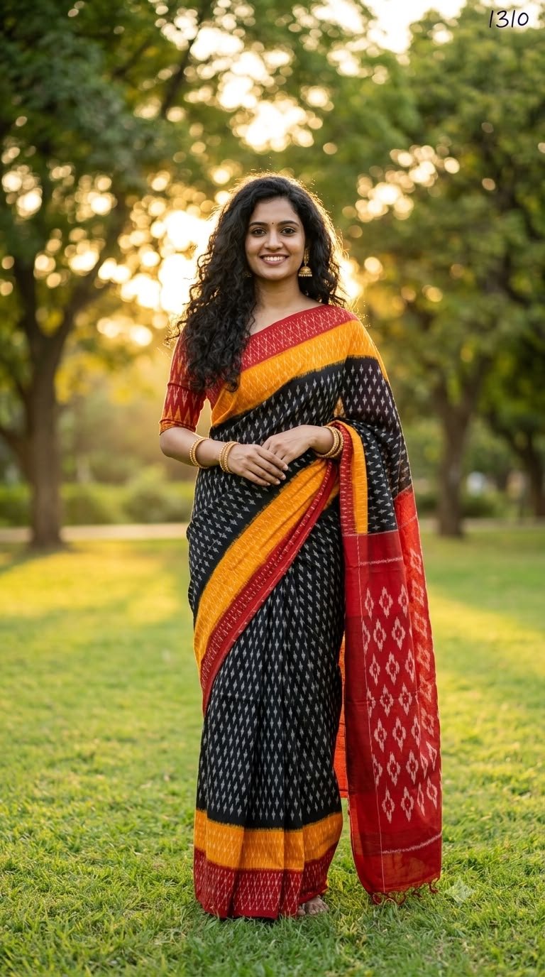 Cotton Saree - PUSNO24-ICTSDZXCC-25