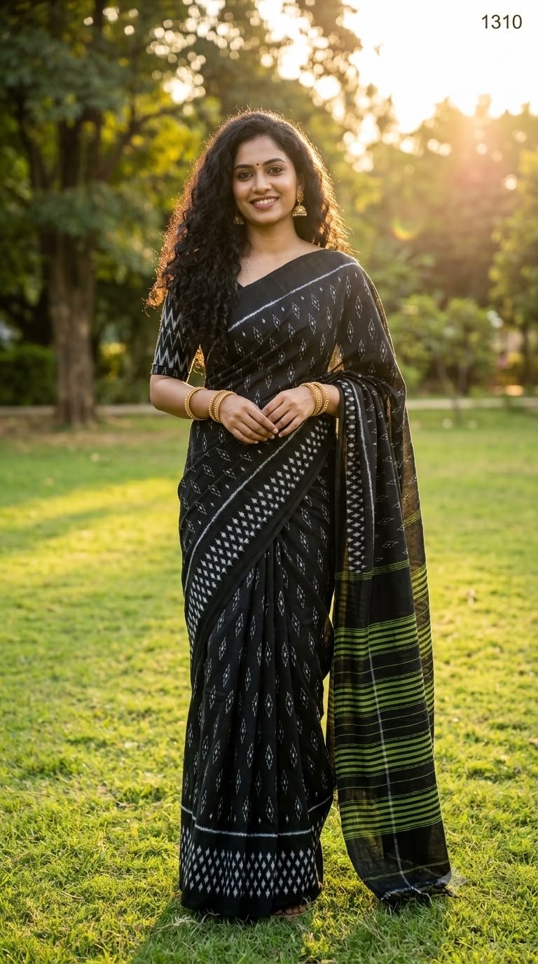 Cotton Saree - PUSNO24-ICTSDZXCC-28