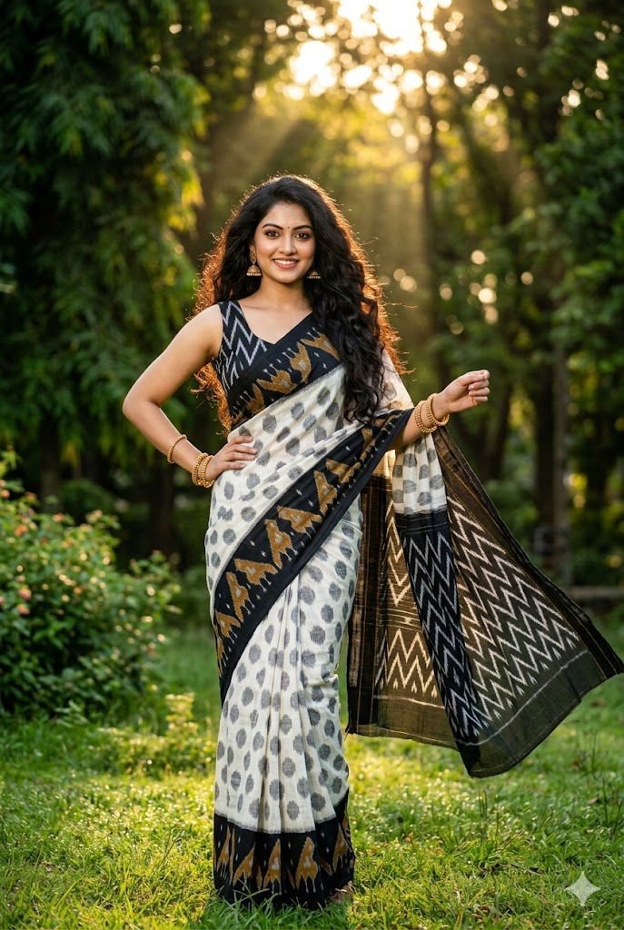 Cotton Saree - PUSNY15-ICTSCZDCD-08