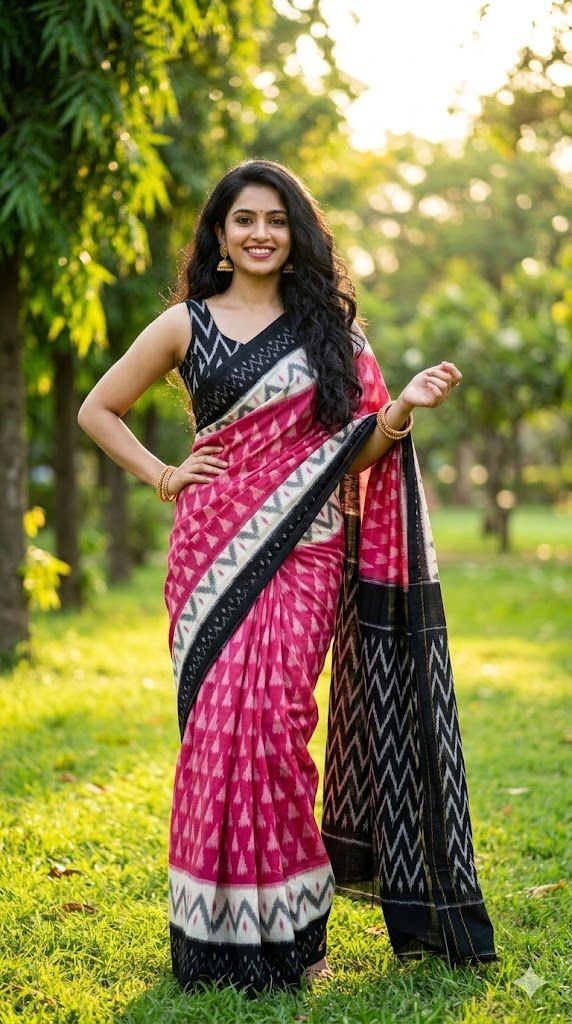 Cotton Saree - PUSNY15-ICTSCZDCD-13