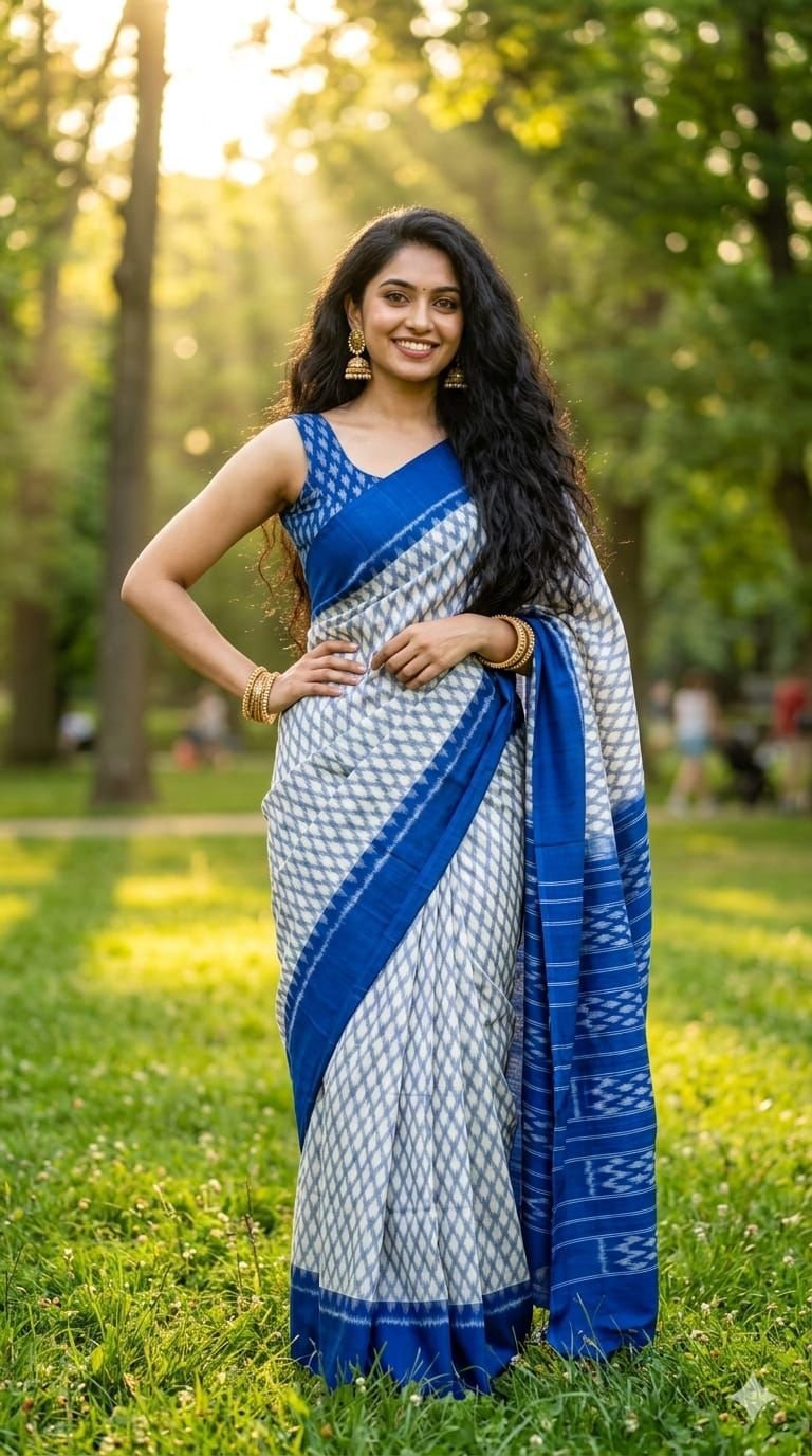 Cotton Saree - PUSNY15-ICTSCZDCD-45