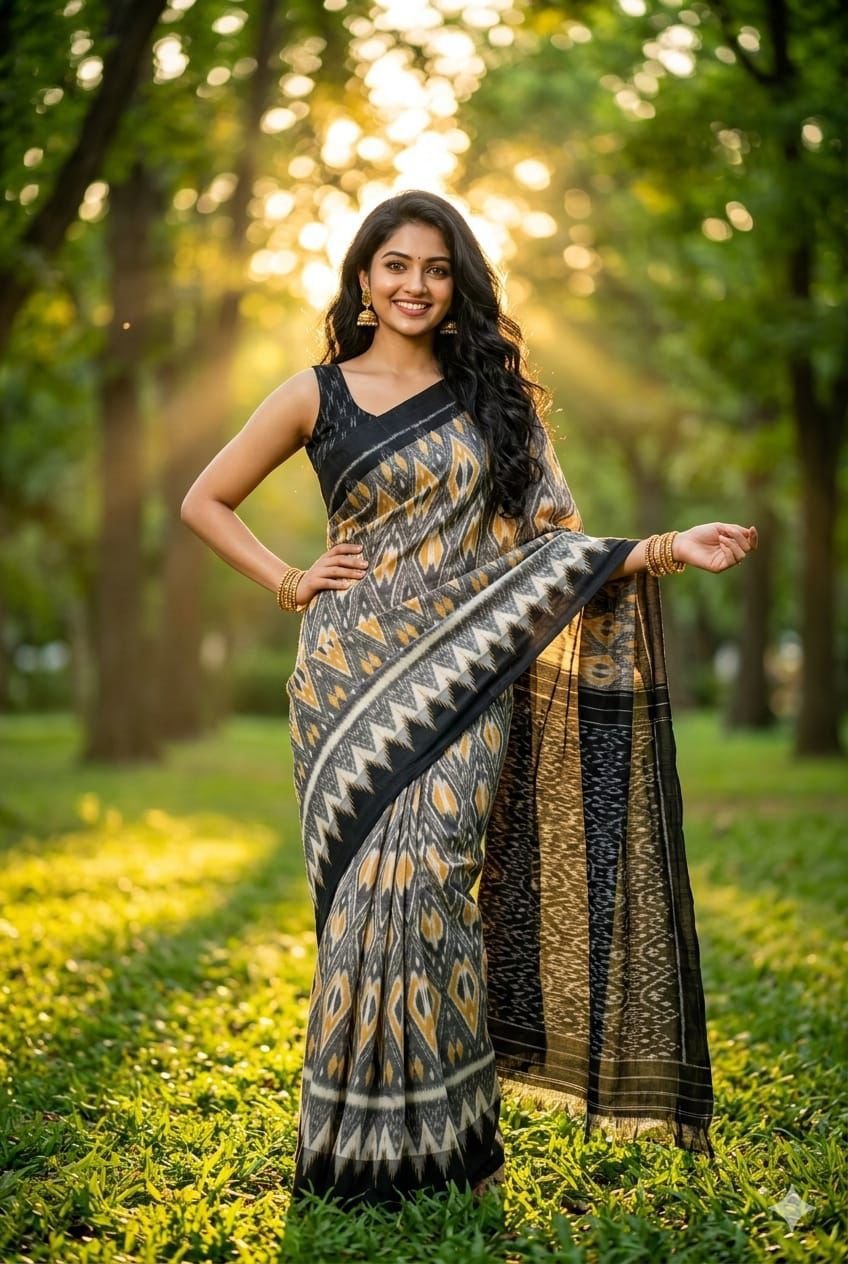 Cotton Saree - PUSNY15-ICTSCZDCD-47
