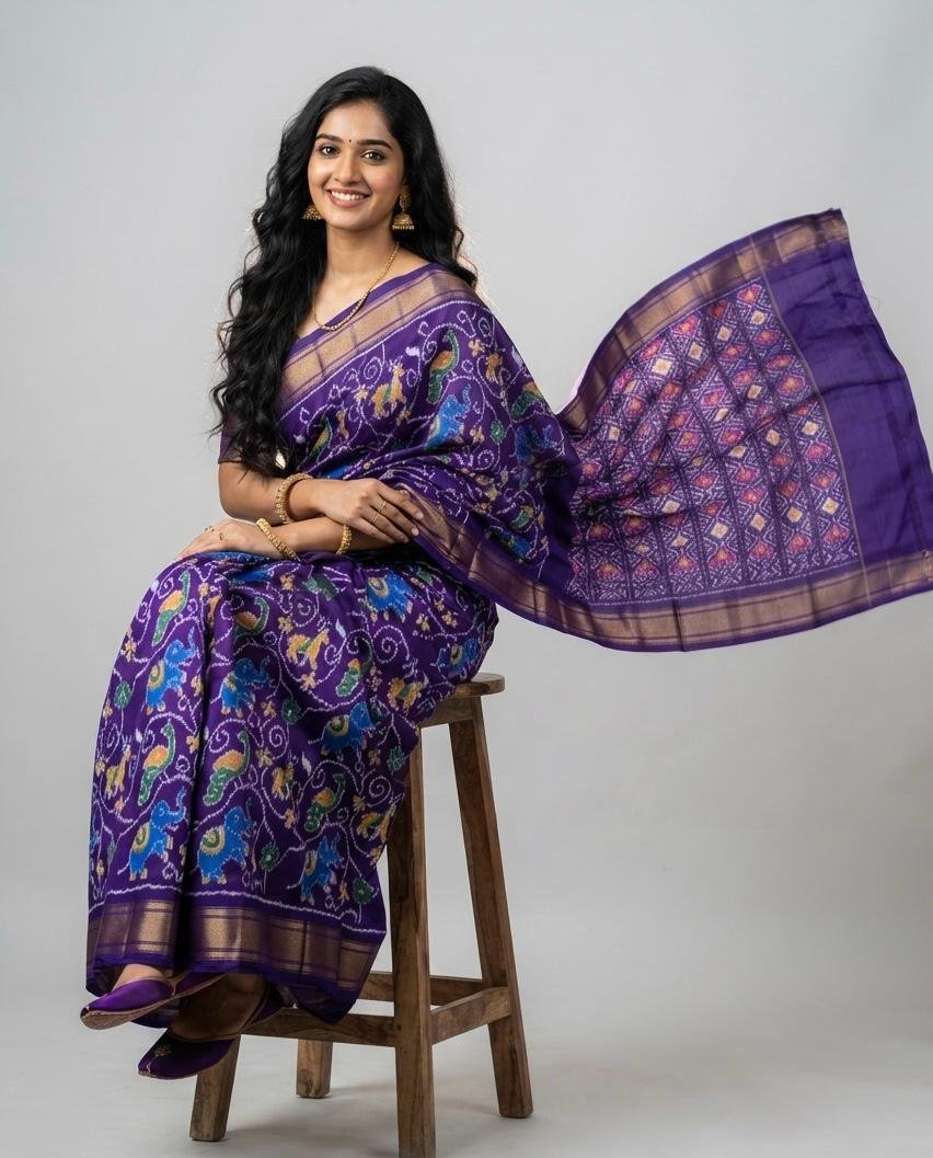 Designer Ikat - PSNTG18-IDSSIZBDC-15