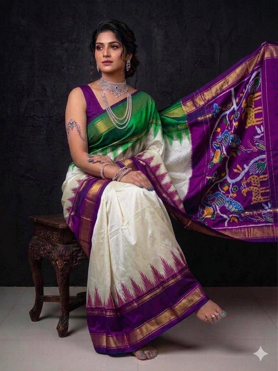 Designer Ikat - PSRGY14-IDSSCBDCD-05